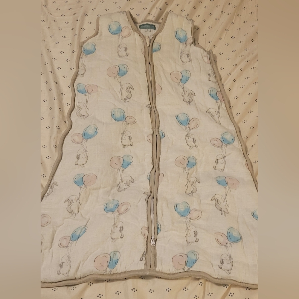 Adorable Blue and Cream Kids Pajamas Sleep Sack